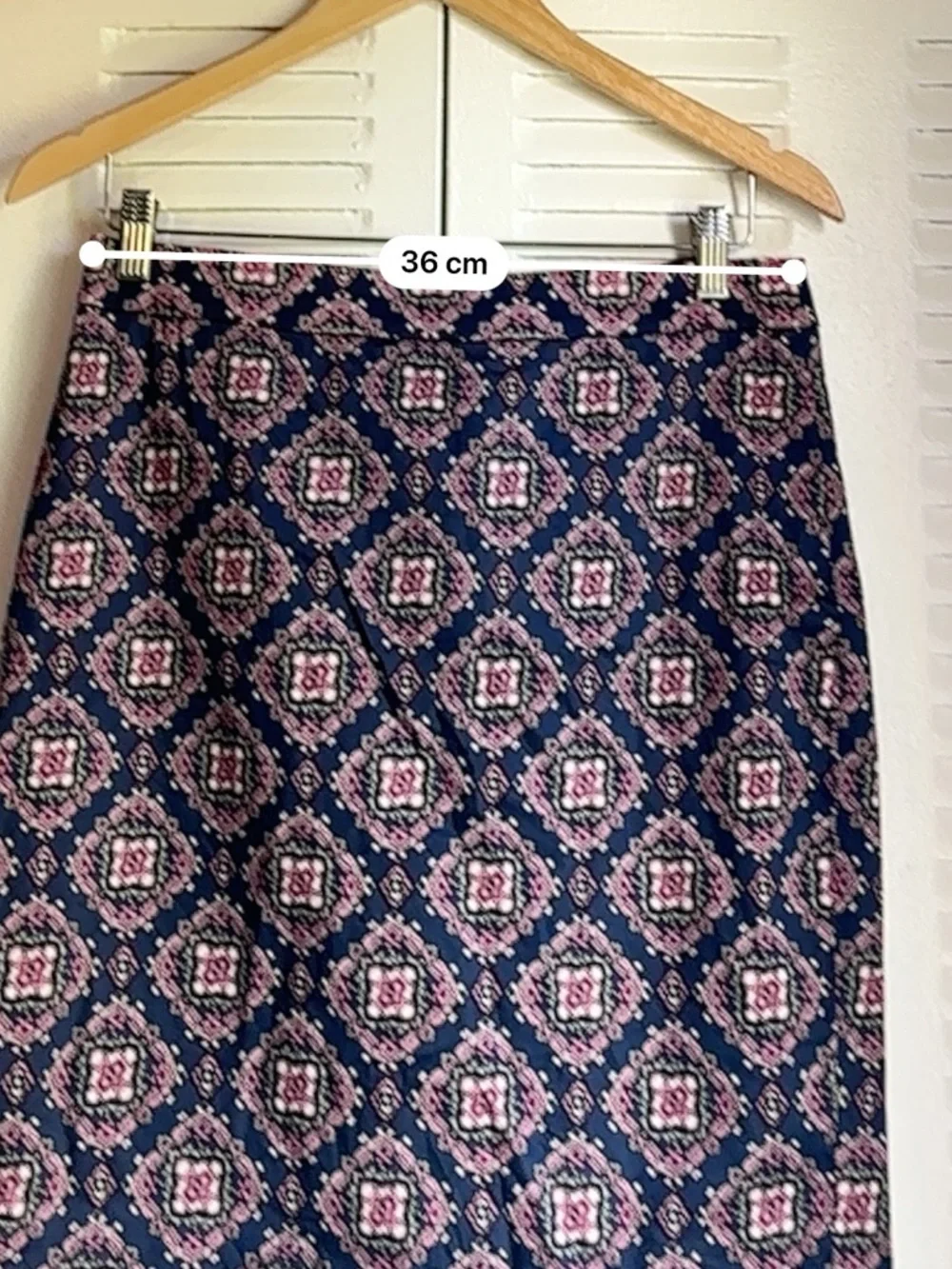 J.Crew Printed Mini Skirt Size 6 Navy Pink Chic Classic Style - Picture 6 of 8